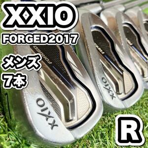 XXIO ゼクシオ FORGED 2017 アイアンセット 右　メンズ R 7本　ドライバー　アイアン　パター　キャディバッグ　初心者　中級者