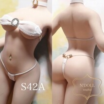 ☆S42A☆白★水着コスチューム★1/6スケール 超柔軟性シームレス★ファイセン☆nagika_画像3