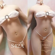 ☆S42A☆白★水着コスチューム★1/6スケール 超柔軟性シームレス★ファイセン☆nagika_画像2