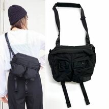 PORTER ポーター SENSES センシズ SHOULDER PACK ショルダー パック BAG バッグ BLACK ブラック αGEL αゲル 2way 吉田カバン_画像1