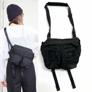 PORTER ポーター SENSES センシズ SHOULDER PACK ショルダー パック BAG バッグ BLACK ブラック αGEL αゲル 2way 吉田カバン