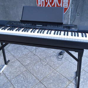 F189 直接引き取り限定 比較的美品 動作品 カシオ CASIO Privia PX-350MBK 88鍵デジタルピアノ スタンド付き A0の画像1