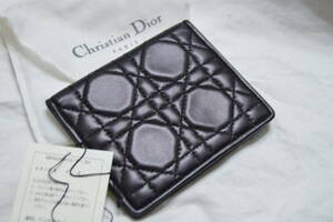 F200 未使用品 Christian Dior クリスチャン ディオール カードケース 名刺入れ パスケース カードホルダー