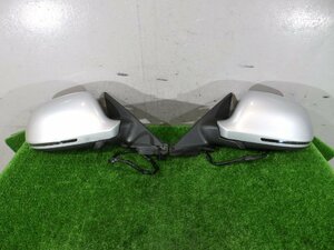 232444 H20 year Audi A3(8PCDA) original turn signal with cover door mirror left right set electric storage type silver (LX7W) [3D502]