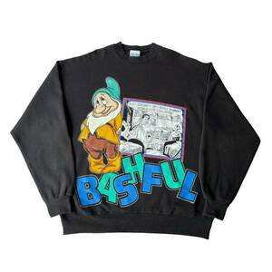 80s〜90s Disney's Snow White & the Seven Dwarfs Print Sweat made in USA 80年代 90年代 ディズニー 白雪姫と7人の小人 スウェット