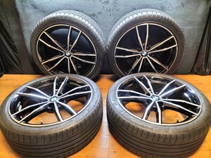 BMW 3シリーズ Mスポーツ 純正 19インチ 8J +27 8.5J +40 PCD112 5穴 BRIDGESTONE 225/40 19 アクセレラ 255/35 19 ガリキズ無し 