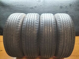 BRIDGESTONE ECOPIA NH100 195/65R15 15インチ 夏タイヤ 中古 4本 バリ溝 プリウス セレナ ノア アイシス等　ブリヂストン ラジアルタイヤ