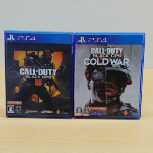 SONY PS4 ゲームソフト　CALL OF DUTY4/COLD WAR ２本セット