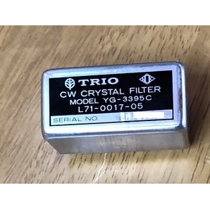 【TRIO CWフイルター R-599 JR-599 TS-900等】の画像1