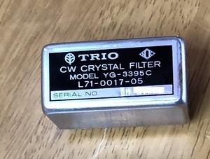 【TRIO　CWフイルター　R-599　JR-599　TS-900等】