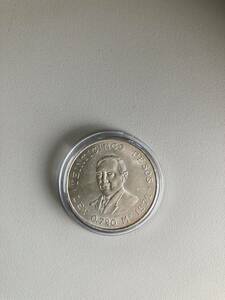 銀貨　メキシコ　MEXICO　25ペソ　1972年　コインカプセル保管品