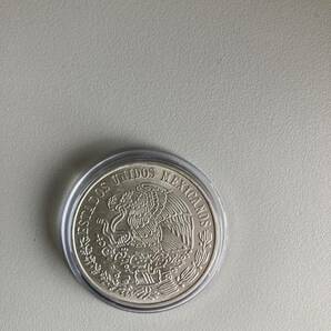 銀貨 メキシコ MEXICO 25ペソ 1972年 コインカプセル保管品の画像2