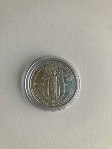 silver coin Portugal 50 Escudo 1972 year hero ... poetry Lucien das400 year coin Capsule storage goods 
