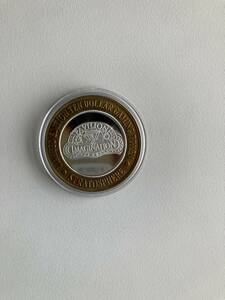 銀貨　純銀製　10ドル　トークン　メダル　アメリカ　ラスベガス　IMAGINATION STRATOSPHERE　コインカプセル保管品
