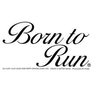 ◆メール100円◆ Born to Run 中 PP素材,耐水 東洋マーク ステッカー AP-157