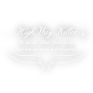 ◆メール100円◆ HIGH WAY KILLER PP素材,耐水 東洋マーク ステッカー 3084