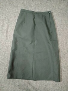 米軍 実物 女性兵士用 制服 スカート AG-489 サイズ12R 未使用 デッドストック DLA-93 1993年当時物 グリーンドレス 払い下げ 放出品