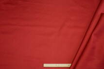 c099・シルク混・紅色3m・Wフェイスサテン・無地・光沢有・張有・ジャケット・スカート・ワンピース・ドレス_画像3