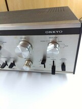 オーディオ機器　プリメインアンプ　ONKYO A-755mkⅱ／７０　ジャンク_画像2