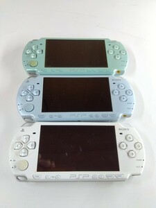 SONY プレイステーションポータブル PSP-2000 ３台セット　起動、充電、ゲーム読み込み　ジャンク