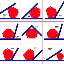溶接 工具 六角タイプ マグネット ホルダー 磁力 切替式 オレンジ色 TW-SH50 保持力 55kg 1本_画像4