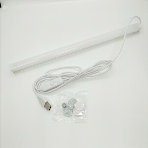 送料無料 USB　LEDライト デスクライト ホワイト 5W 30cm E7