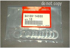  Honda дренаж прокладка 14mm оригинальный товар 10 листов 
