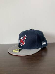 NEW ERA ニューエラキャップ MLB 59FIFTY (7-5/8) 60.6CM クリーブランド インディアンス CLEVELAND INDIANS帽子 