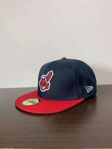 NEW ERA ニューエラキャップ MLB 59FIFTY (7-5/8) 60.6CM クリーブランド インディアンス CLEVELAND INDIANS帽子 
