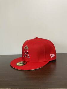 NEW ERA ニューエラキャップ MLB 59FIFTY (7-5/8) 60.6CM LOS ANGELES ANGELS ロサンゼルス エンゼルス ANGEL STADIUM帽子 