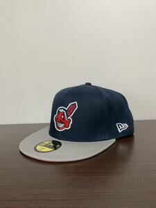 NEW ERA ニューエラキャップ MLB 59FIFTY (7-1/2) 59.6CM クリーブランド インディアンス CLEVELAND INDIANS帽子 