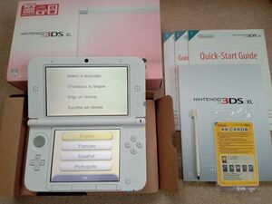 3DS 本体(ピンク×ホワイト)　北米版　海外版　中古