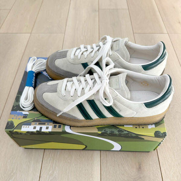 The 8th Street Samba by KITH Ronnie Fieg fot adidas Originals & Clarks US9 27cm White/Green 白緑