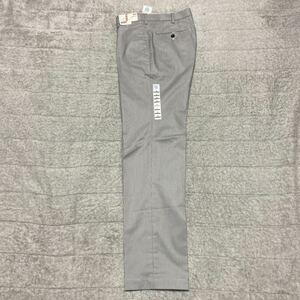 3C【新品　未使用】UNIQLO ユニクロ ドライスタイルアップノータックパンツ SLIM スリム スラックス 82 格安