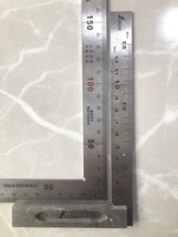 【30cm×15cm】■差し金　厚さ2mm　ステンレス製　さしがね　表裏同目　直角定規　角度直尺　指矩　指金　物差し　曲金　曲尺　L型_画像7