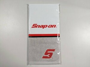 【数量限定!!】800円スタート～　スナップオンタオル　Snap-on 2024年　ハンカチ　ハンドタオル グレー ロゴ入り　0322