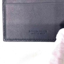 ボッテガヴェネタ （BOTTEGA VENETA） 財布 メンズ 二つ折り財布 イントレチャート マネークリップ グレー 【中古】KB-8078_画像5