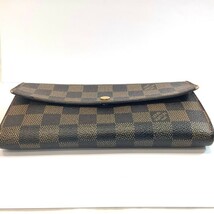 ルイヴィトン（Louis Vuitton） ダミエ・エベヌ ポルトフォイユ・サラ 旧型 N61734 【中古】 KB-8141_画像3