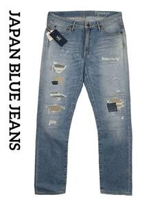 JAPAN BLUE JEANS ダメージ加工デニムパンツ TOPANGA　ジャパンブルージーンズ　新品未使用タグ付き