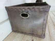 古い大きなボテ箱P47 　　　　　　　アンティーク昭和レトロカブラビット店舗什器カフェ什器無垢材古家具_画像5