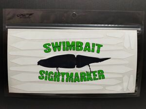 【新品】DRTスイムベイトサイトマーカー　#マットホワイト　SWIMBAIT　SIGHTMARKER　検（タイニークラッシュ　クラッシュ9　DRTフレンジー