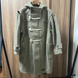 1円スタート 売り切り WTAPS ダブルタップス グレージュ ダッフルコート サイズ2 