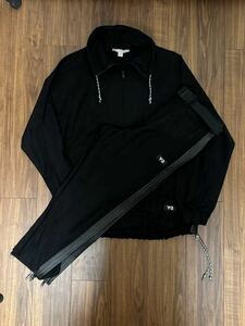 Y-3 ワイスリー　ハーフジップ セットアップ　ウール80%ナイロン20% サイズ M . XS