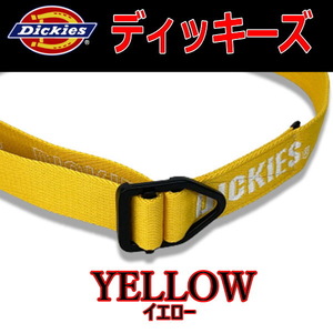 277 黄 ディッキーズ テープベルト Dickies イエロー 38mm