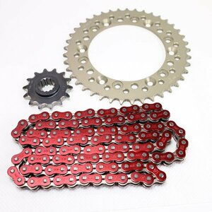 VTR250 FI MC33 sprocket rom and rear (before and after)! chain E019HO