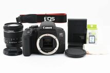 【ほぼ新品】Canon EOS Kiss X9i レンズキット SDカード付　《ショット数604回》＃1976_画像1
