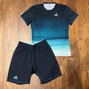 adidas アディダス　テニスウェア上下セット