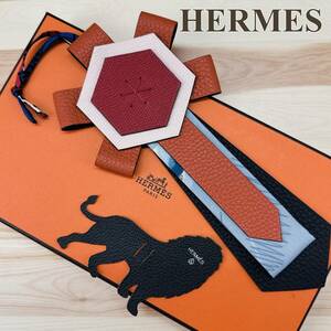 エルメス HERMES チャーム バッグチャーム プティアッシュ Petit h コケード エグザゴン ライオン付き