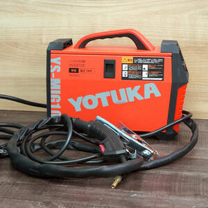 【1円】YOTUKA 半自動溶接機 YS-MIG100 インバーター 直流 100V ノンガス ハイガー産業 通電確認済【美品】