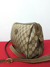 良品 希少！gucci GG柄ショルダーバッグ ポシェット オールドグッチ レア_画像2